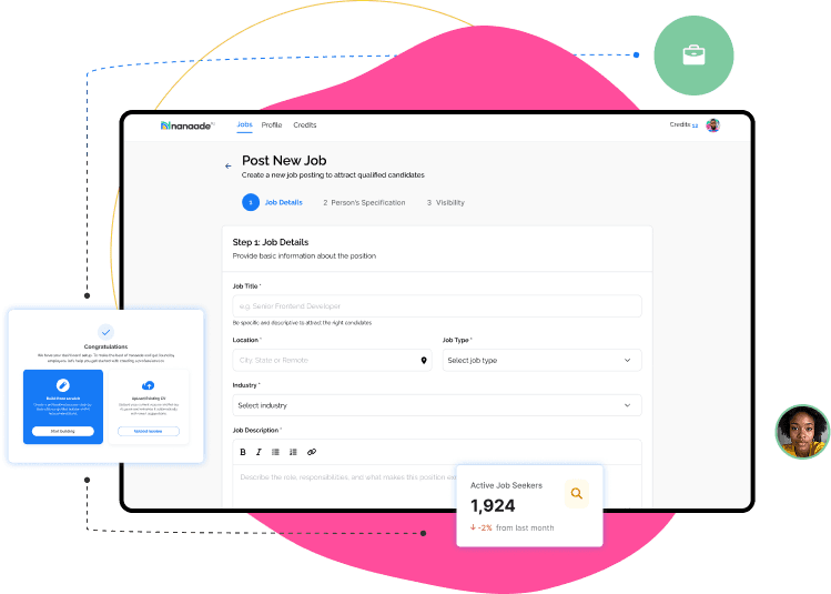 Build or upload a job description